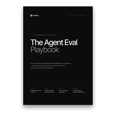 The Agent Eval Playbook by Charafeddine Mouzouni