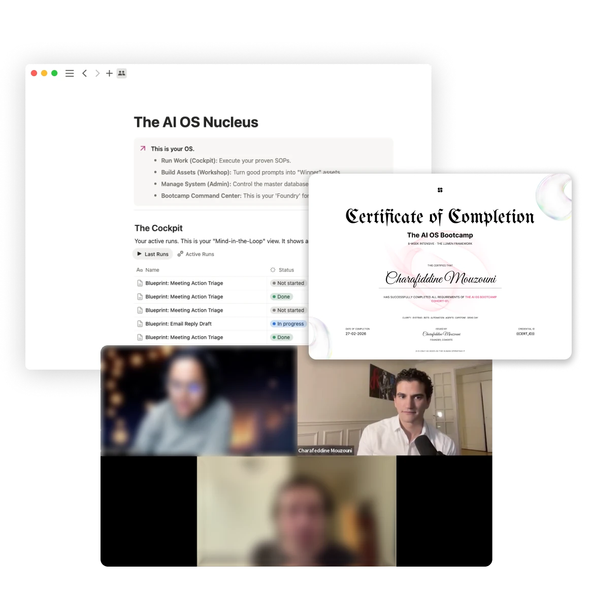The AI OS Bootcamp by Charafeddine Mouzouni — 12-week live AI training