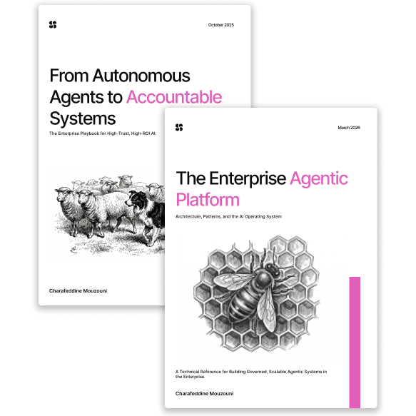 Published work by Charafeddine Mouzouni — research papers, playbooks, and open-source AI tools